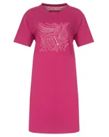 Irresistible dames nachthemd korte mouw - Fuchsia - thumbnail