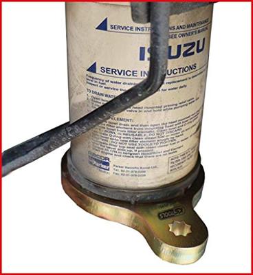 KS Tools 4604605 1/2 olienevelafscheidersleutel voor Isuzu, Ø 107 mm