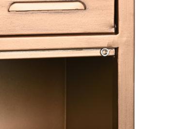 Ladekast Home ESPRIT Gouden Metaal Loft 40 x 34 x 139 cm