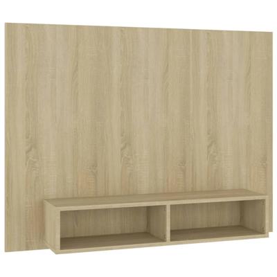 Tv-wandmeubel 120x23,5x90 cm bewerkt hout sonoma eikenkleurig