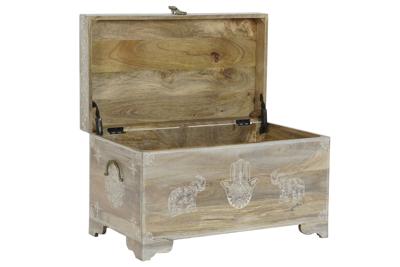 Koffer DKD Home Decor Mangohout Hout MDF 78 x 43 x 45 cm - thumbnail