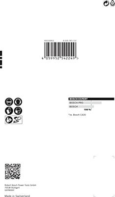 Bosch Accessories EXPERT C470 2608900886 Oscillerend schuurpapier Geperforeerd Korrelgrootte (num) 40 (l x b) 102 mm x 93 mm 10 stuk(s)