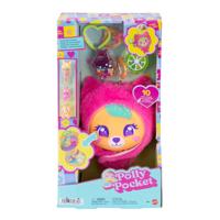 Polly Pocket Speelset - MATTEL - JKC79 - Afneembaar pluche speeltje - Schommelhangmat - Draagbare sleutelhanger - thumbnail