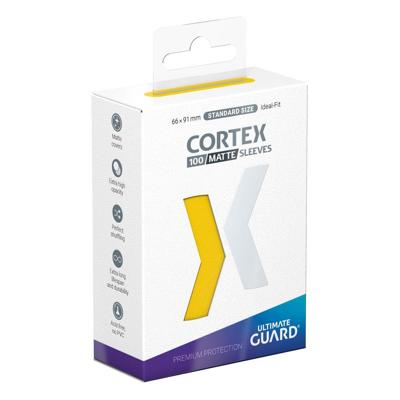 Ultimate Guard Cortex Sleeves Matte Standard Size (100) - Yellow Ultimate Guard Cortex Sleeves Matte Standard Size (100) - Yellow