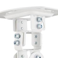 LogiLink BP0057 Plafondbeugel voor beamer Plafondhouder, In hoogte verstelbaar, Kantelbaar, Zwenkbaar Afstand vloer-plafond (max.): 150 mm Wit - thumbnail