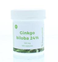 Natuurapotheek Ginkgo biloba 24% 100mg 100 Capsules - thumbnail