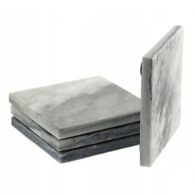 Overige Merken Marmeren onderzetters 10x10 cm 4 stuks