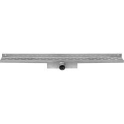 Easy Drain Compact Wall 30 afvoergoot 6x80 cm zijuitlaat RVS