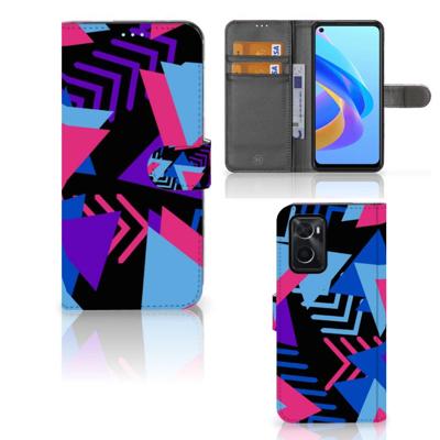 OPPO A76 | A96 | Book Case | Funky Triangle