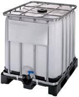 IBC tank - Kunststof Pallet - Deksel 150mm - 2 aansluiting - 1000 liter - thumbnail