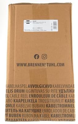Brennenstuhl Kabelhaspel 25 mtr | IP44 | 3G1.5 | Rubber | Kort buitengebruik | 1198520 - 1198520 - thumbnail