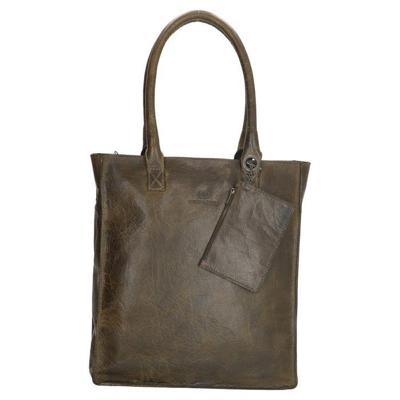 Micmacbags Shopper met Etui Golden Gate Olijf