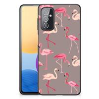 Samsung Galaxy M52 Dierenprint Telefoonhoesje Flamingo - thumbnail