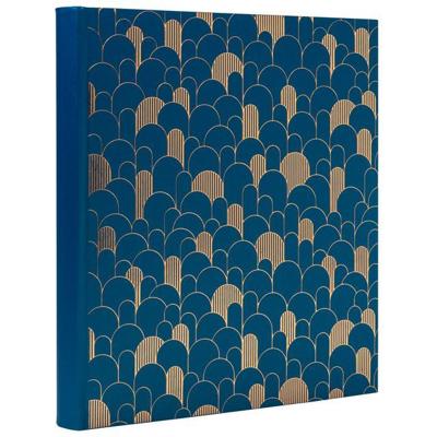 Fotoalbum exacompta 29x32cm 60pag néo déco blauw