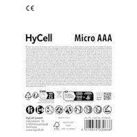 HyCell HR03 1000 Oplaadbare AAA batterij (potlood) NiMH 800 mAh 1.2 V 4 stuk(s) - thumbnail