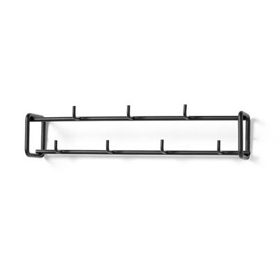 Kapstok Meadow Zwart 7-haaks