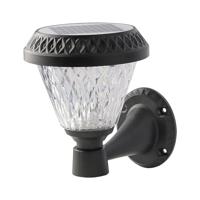 V-TAC VT-969 Solar Wandlamp - IP44 - Zwart - 0.8W- 75 Lumen - 3IN1 - thumbnail