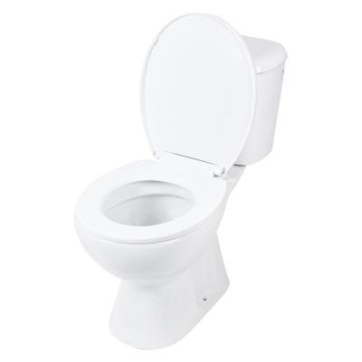 Differnz toiletpot duoblok staand pijp kort zijuitlaat keramiek wit 72.5 x 66.5 x 35.5 cm