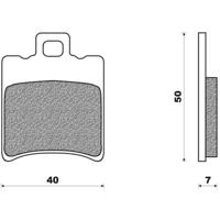 Newfren Remblokset FD0196 Typhoon, NRG Amico Buxy etcetera - thumbnail