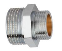 Kirchhoff Messing reduceerkoppeling, chroom, 1"ET x 3/4"ET - 989355155 - thumbnail