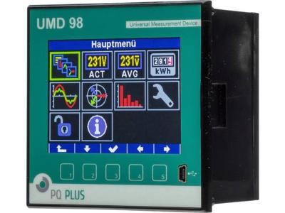 PQ Plus UMD 98RCM-T Digitaal inbouwmeetapparaat