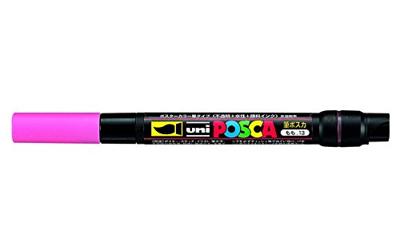 Paintmarker uni posca pcf350 brush 1-10mm roze | 5 stuks Paintmarker uni posca pcf350 brush 1-10mm roze | 5 stuks