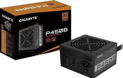 Gigabyte P450B power supply unit 450 W 20+4 pin ATX ATX Zwart