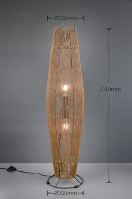 Trio Rotan draadlampMiki staand - R41102026