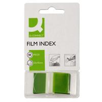 Q-CONNECT index, ft 25 x 45 mm, 50 tabs, groen - thumbnail