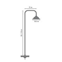 Douchekolom Rousseau Roestvrij staal Polycarbonaat - thumbnail