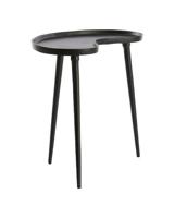 Light & Living Bijzettafel 'Lienz' 53 x 30cm, kleur Mat Zwart - thumbnail