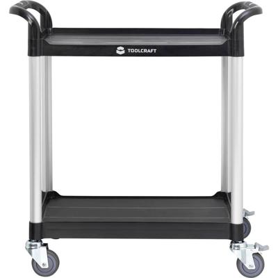TOOLCRAFT 1296213 Servicewagen Kleur (specifiek):Zwart, Zilver