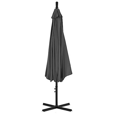 Zweefparasol met stalen paal 300 cm antraciet Zweefparasol met stalen paal 300 cm antraciet