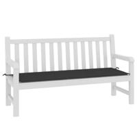 VidaXL Tuinbankkussen 150x50x4 cm oxford stof zwart - thumbnail