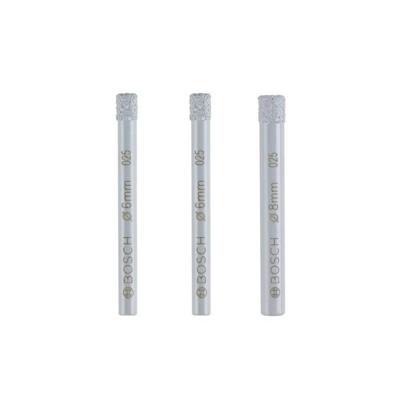 Bosch Accessories 2607011626 Glas- en keramiekboren 6 mm, 8 mm Gezamenlijke lengte 66 mm 1 set(s)