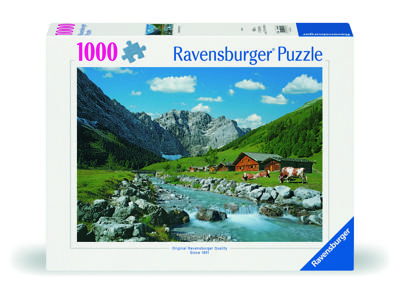 Ravensburger legpuzzel karwendelgebergte oostenrijk, 1000st. Ravensburger legpuzzel karwendelgebergte oostenrijk, 1000st.
