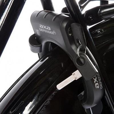 Axa defender frameslot, 12 beveiligingsniveau, art 2 sterren, flexibele bevestiging, mat zwart Axa defender frameslot, 12 beveiligingsniveau, art 2 sterren, flexibele bevestiging, mat zwart