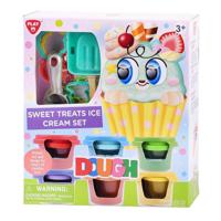Playgo zoetigheden ijsjes kleiset - 6 kleipotjes - thumbnail