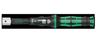 Wera Click-Torque X 1 draaimomentsleutel voor insteekgereedschappen, 9 x 12 mm, 2.55 - 25 Nm - 1 stuk(s) - 05075651001