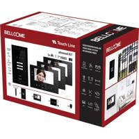 Bellcome Advanced 7 Video-Kit 3 Familie Complete set voor Video-deurintercom Kabelgebonden 20-delig Zwart - thumbnail