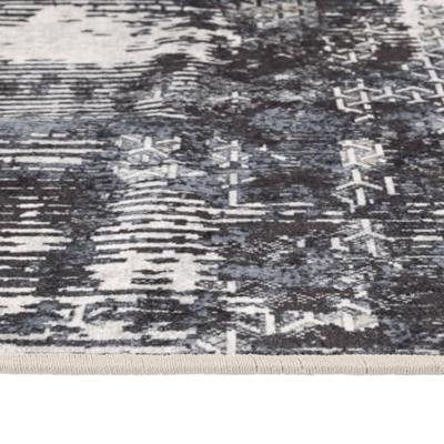 Vloerkleed wasbaar anti-slip 80x300 cm meerkleurig