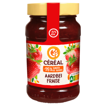 Cereal Fruitbeleg aardbei suikervrij 270 Gram