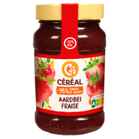 Cereal Fruitbeleg aardbei suikervrij 270 Gram - thumbnail
