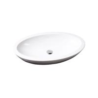 Waskom Sapho Sistema Ovaal 75x42x16 cm Keramiek Wit - thumbnail