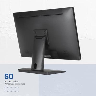 iggual 54,6 cm (21,5 inch) LCD-touchscreen (16:9) – resistief paneel met 4 draden, compatibel met Aplicac, TPV/POS. en Ope-systemen: Windows 7 en meer; aansluiting: VGA+HDM+USB-A. Resolutie 1600 x 900