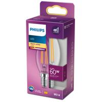 Philips LED 76219300 LED-lamp Energielabel E (A - G) E14 Kaars 6.5 W = 60 W Warmwit (Ø x h) 3.5 cm x 150 mm 1 stuk(s) - thumbnail