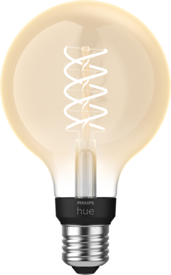 Philips HUE Lichtbron E27 Filament G93 White