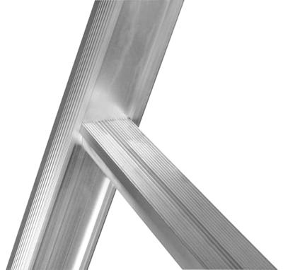 Little jumbo Opsteekladder PRO 2x18 met toprollen 4,75/8,50m - 1250300218