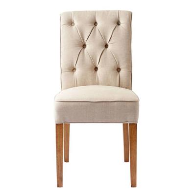 Rivièra Maison Eetkamerstoel 'Hampton Classic' Linen, kleur Flax