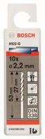 Bosch Accessoires Metaalboren HSS-G, Standard 2,2 x 27 x 53 mm 10st - 2608595052 - thumbnail
